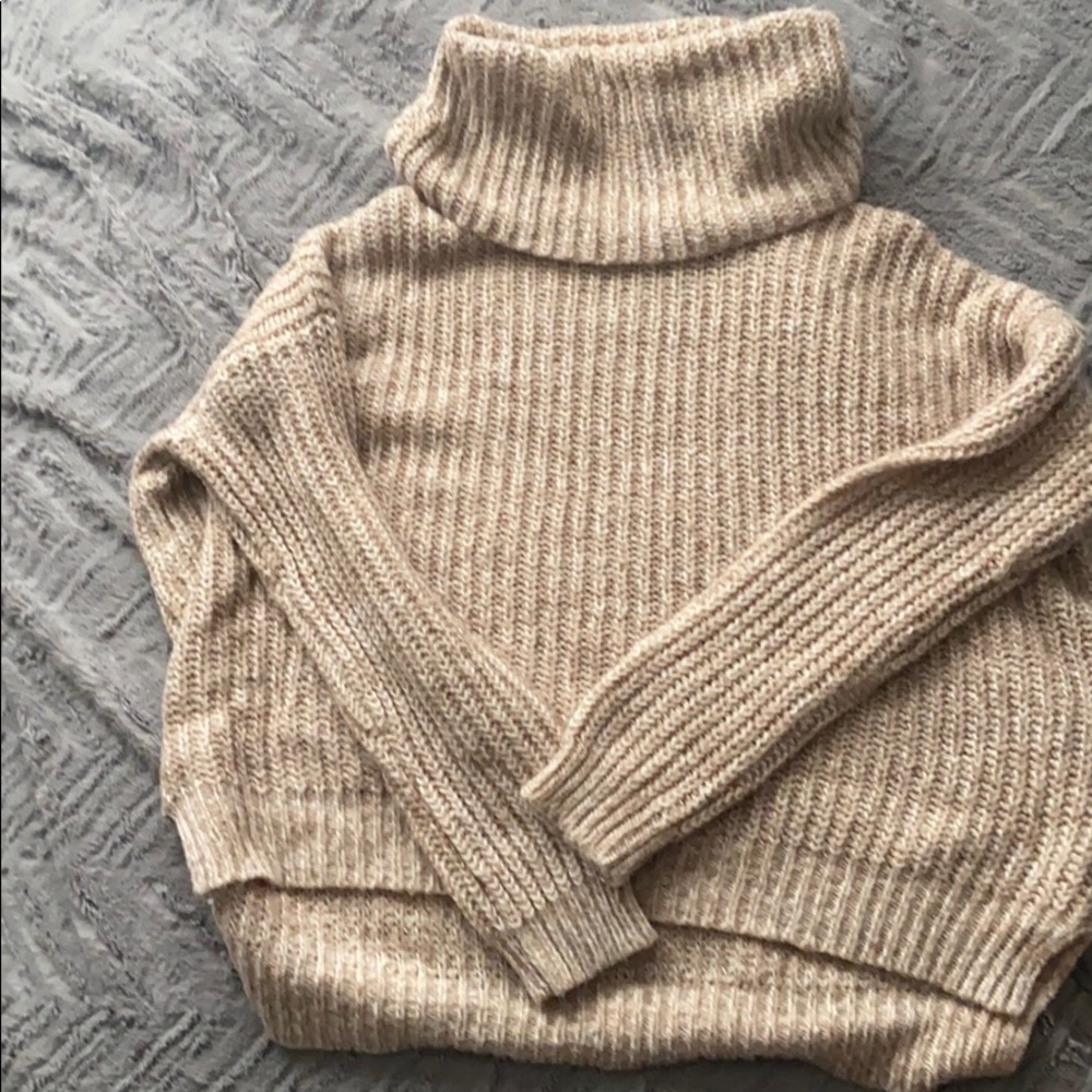 Tan Turtle neck sweater